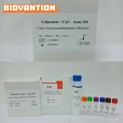 Determinación cuantitativa de la calprotección Cal en heces con almacenamiento ideal 2-8.C IVD