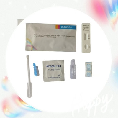 MPXV Prueba rápida del virus de la viruela del mono IgG/IgM Anticorpo para uso profesional únicamente IVD