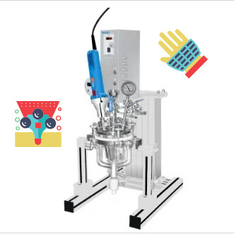 Equipo de laboratorio de emulsión al vacío