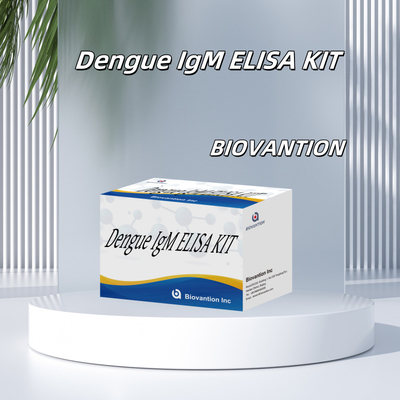 Kit de prueba Elisa de IgM altamente sensible para el dengue con bajos límites de detección y alta precisión
