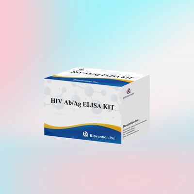 Kit de prueba ELISA de VIH de alta sensibilidad para cribado de sangre con 96 pruebas y certificado CE