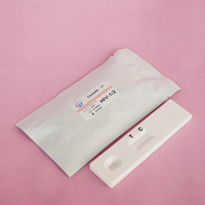 Prueba rápida de la tarjeta de Immunochromatographic de la prueba del VIH 1+2 del suero ISO13485