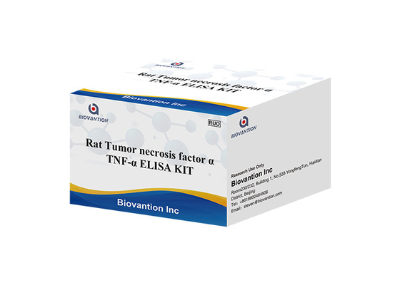 Factor de necrosis de tumor de la rata Alpha Elisa Kit For Tnf Alpha 48 Wells