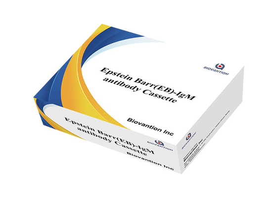 Epstein Barr EB IgG/IgM Test de detección de caja rápida Fecha de expiración 24 bocas