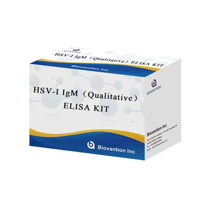 INSTRUCCIONES de alta precisión para el laboratorio o el hospital para el uso del kit de pruebas de HSV I IgG ELISA