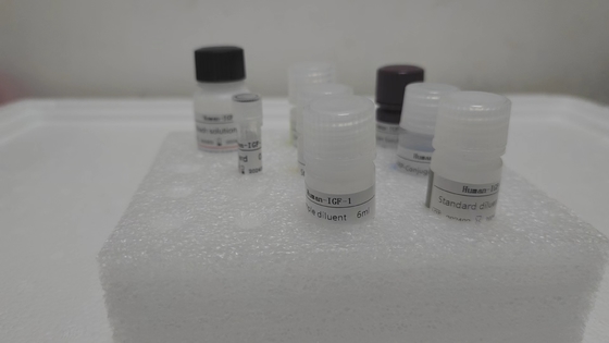 Prueba de ELISA de IGF-1 RUO para la especificidad en suero/plasma Prueba de ELISA de 2-3 horas Almacenado a 2-8.C