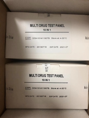 Resultado preciso y rápido del análisis de drogas Inspección domiciliaria Saliva o orina