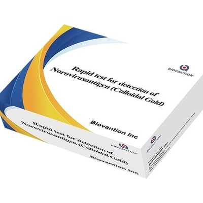 Prueba rápida para la detección del antígeno del norovirus con 20 kits método de oro coloidal con CE