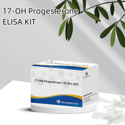 17-OH de la progesterona que se desprende en el in vitro diagnóstico Kit de prueba Elisa para mujeres con accesorios Pruebas precisas