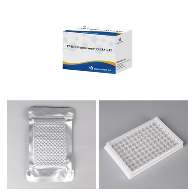 17-OH de la progesterona que se desprende en el in vitro diagnóstico Kit de prueba Elisa para mujeres con accesorios Pruebas precisas