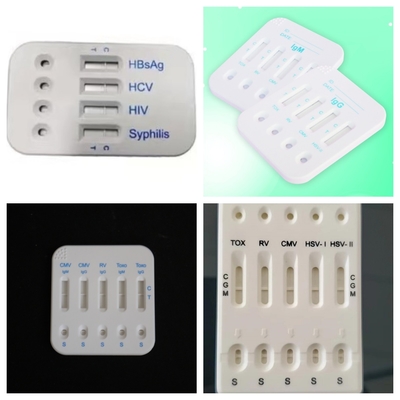 Kit de prueba para el VIH HAV HBsAg SYP 4 en 1 Detección en el hogar fácil de usar
