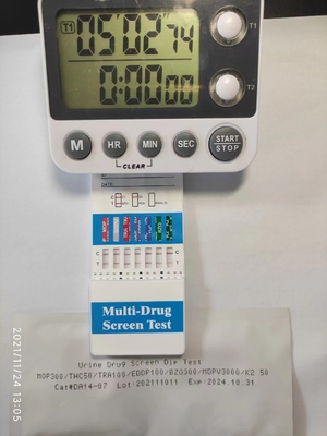 Kit de detección rápida de inmunoensayos para el virus de la inmunodeficiencia humana MTD/OPI/OXY/PPX/THC
