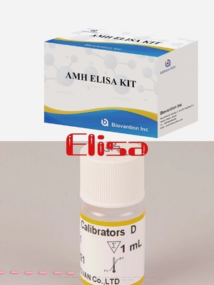 Kit de reactivos de detección de ELISA de alta precisión Kit de pruebas de AMH Elisa Uso hospitalario