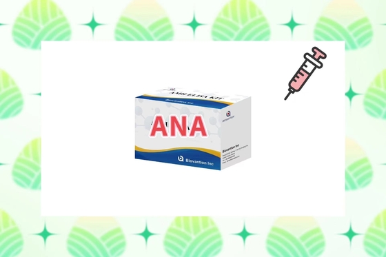 Sensibilidad ANA Screen IgG Kit de prueba Elisa para la detección de suero/plasma a 2-8°C