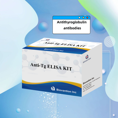Kit de diagnóstico Elisa para anticuerpos antitiroglobulina humanos y anti-Tg para hospitales y laboratorios
