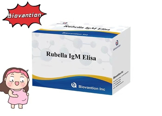 Rubéola IgM ELisa Kit de prueba de fertilidad Eugenic diez mujeres embarazadas usar