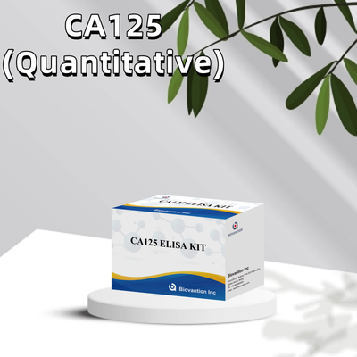Biovantion CA125 ((Cuantitativo) Vida útil de 18 meses Kit de prueba Elisa con sensibilidad y especificidad