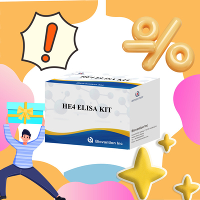 Diagnosticas médicas Kit de análisis ELISA sensible y fiable para HE4 KITS ELISA