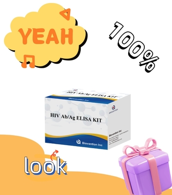 Kit de prueba de VIH Ab Ag Elisa con vida útil de 18 meses y alta sensibilidad/especificidad