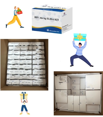 Kit de prueba de VIH Ab Ag Elisa con vida útil de 18 meses y alta sensibilidad/especificidad