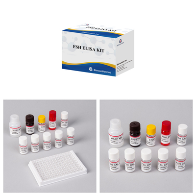 Período de conservación de 18 meses Sensibilidad FSH (cuantitativa) Kit ELISA para la detección de anticuerpos contra antígenos