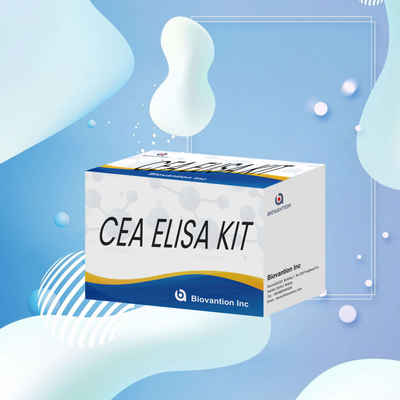 Aprobación CE para uso humano CEA Kit de prueba Elisa cuantitativo Prueba de sangre o suero 96T