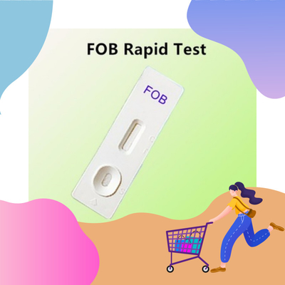 Muestra de heces Tipo FOB Kit de análisis de sangre oculta fecal Pruebas médicas 2-30C