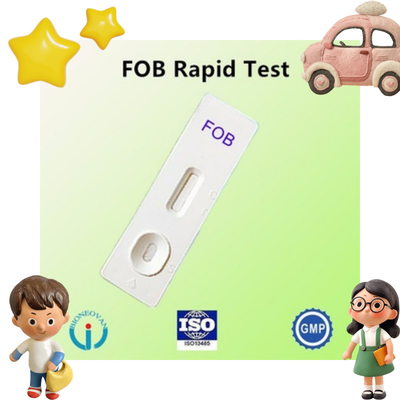 Muestra de heces Tipo FOB Kit de análisis de sangre oculta fecal Pruebas médicas 2-30C