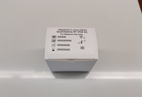 Hepatitis B Virus HBV Kit de PCR cuantitativo Sensibilidad de muestra Tipo de prueba Kit con 96 pruebas