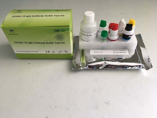 Kit de pruebas de COVID-19 IgG ELISA Format Kit Ensaio de inmunosorbción vinculado a enzimas