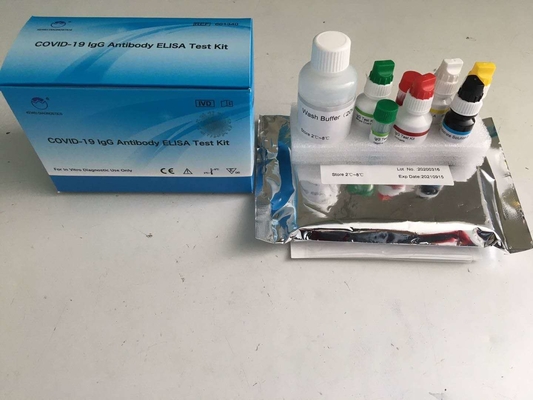 Kit de pruebas de COVID-19 IgG ELISA Format Kit Ensaio de inmunosorbción vinculado a enzimas