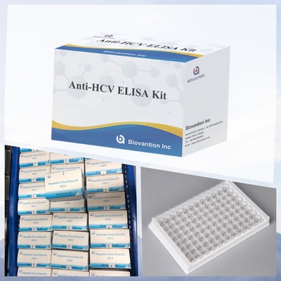Sero de sensibilidad a los anticuerpos contra el VHC Elisa Precoated Elisa Kit 10 Well Plate