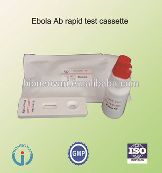 EBOLA Ab kit de prueba rápida Serum Kit de prueba para diagnóstico médico