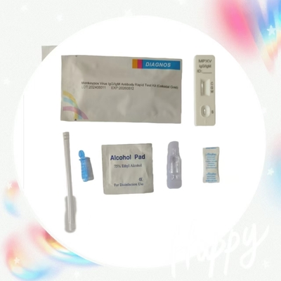 MPXV Virus de la viruela del mono IgG/IgM Prueba rápida de anticuerpos para uso profesional únicamente IVD