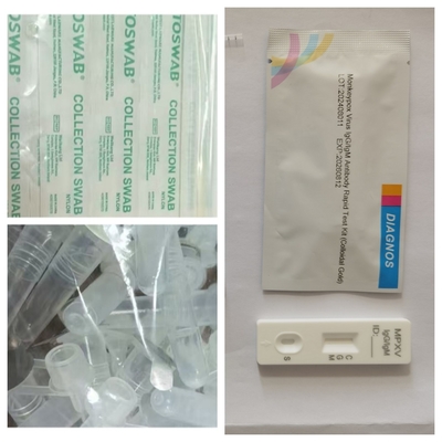 Kit de prueba rápida de antígenos de la viruela del mono Oro coloidal Detección cualitativa rápida del virus de la viruela del mono
