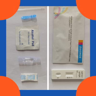Kit de prueba rápida de antígenos de la viruela del mono Oro coloidal Detección cualitativa rápida del virus de la viruela del mono
