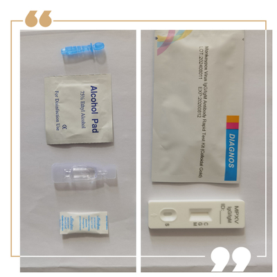 Kit de prueba rápida de antígenos de la viruela del mono Oro coloidal Detección cualitativa rápida del virus de la viruela del mono