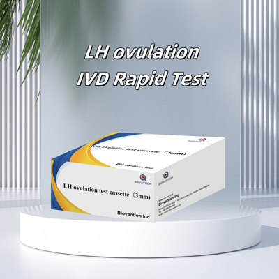 Cásete de ovulación de LH formato de cassette sensible prueba rápida auto-prueba con 24 meses de vida útil