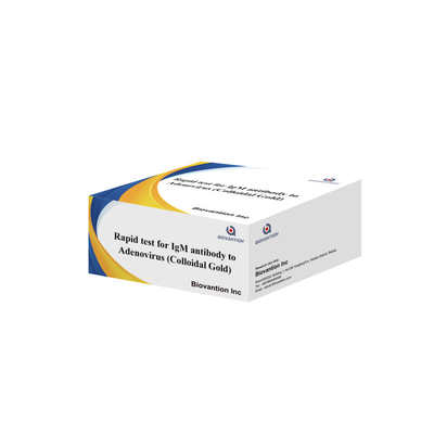 Prueba rápida de adenovirus IgM de alta sensibilidad Prueba rápida de oro coloidal para profesionales médicos