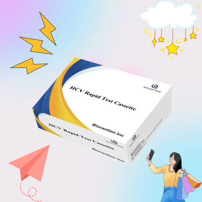 Precio de fábrica Sensibilidad 5-15 Minutos HCV Ab Strip Cassette Test Kit para resultados rápidos