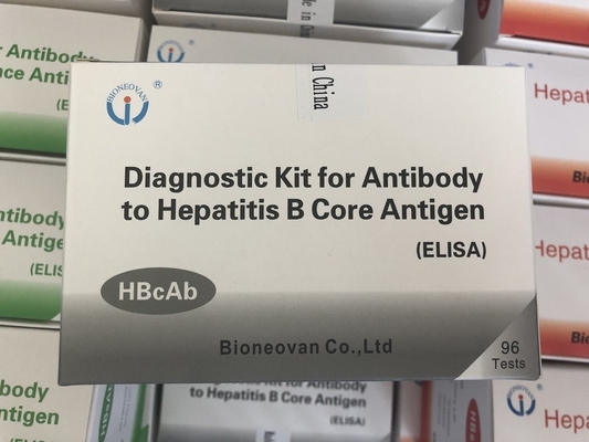 Reactivo de diagnóstico para uso humano con 96 pruebas de anticuerpos Hbc HBcAb Kit Elisa