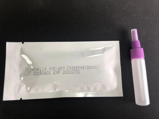 Cassette de prueba rápida de Salmonella IgG/IgM S.Tifoide Kit de prueba de diagnóstico fácil de usar