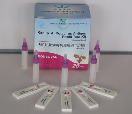 Kit de pruebas rápidas de antígeno del rotavirus del grupo A en inmunología in vitro