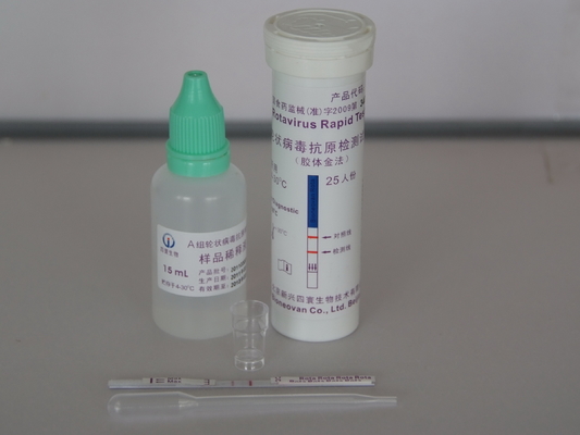 Kit de pruebas rápidas de antígeno del rotavirus del grupo A en inmunología in vitro