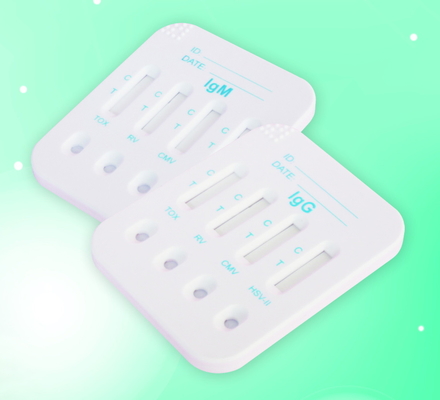 Biovantion HBsAg HCV VIH Sífilis 4 en 1 Tarjeta de prueba rápida para pruebas humanas 96 pruebas Fácil operación