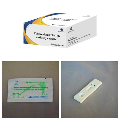 Reactivo de prueba rápida de venta en caliente Tuberculosis/TB Kit de prueba rápida de oro coloidal para humanos con 25 pruebas