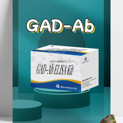 Prueba ELISA GAD Ácido glutámico descarboxilasa Anticorpos Reactivo de diagnóstico médico para humanos con 96 pruebas