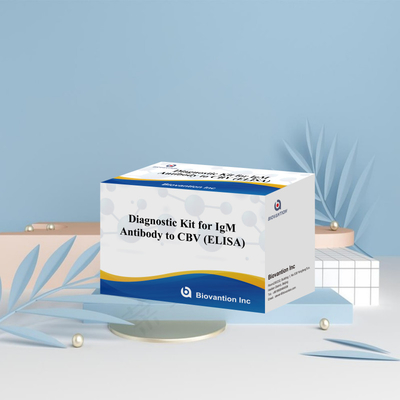 Reactivo de diagnóstico para el igm de CBV ELISA KIT D 18 meses Tiempo de conservación Prueba de ensayo inmunosorbente ligada a enzimas