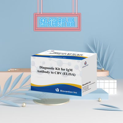 Reactivo de diagnóstico para el igm de CBV ELISA KIT D 18 meses Tiempo de conservación Prueba de ensayo inmunosorbente ligada a enzimas