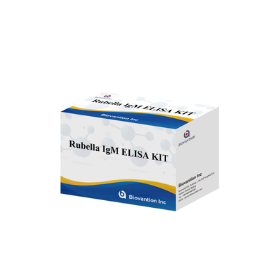 Kit de prueba Elisa para la rubéola Herramienta de detección de IgM para los anticuerpos IgG de la rubéola en uso humano